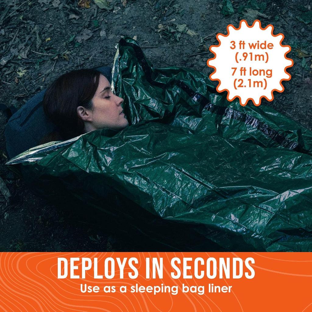 MIL-TEC Survival emergency BIVY sleeping bag waterproof lightweight sack Olive