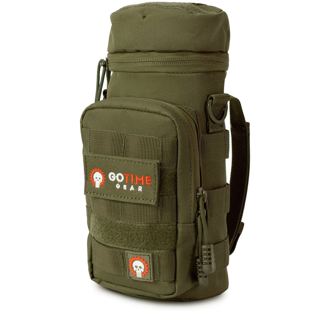 Tactical Water Bottle Holder Hydration Carrier Bag Molle water Bottle  Carrier Pouch for Hiking - Israeli First Aid