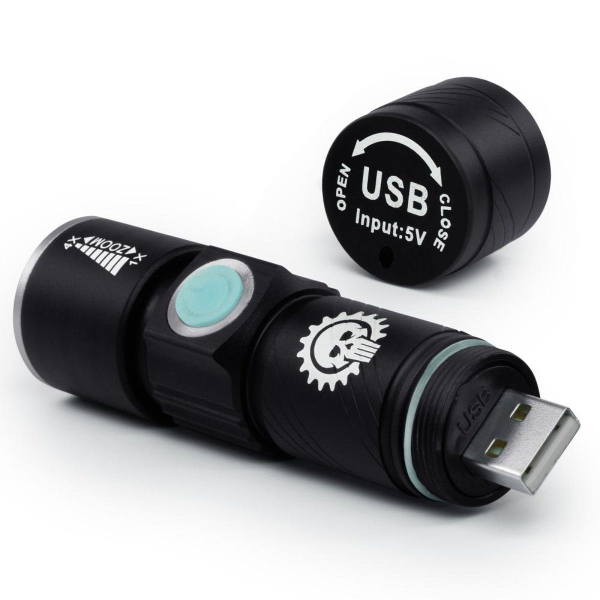 damp momentum Diverse USB Rechargeable Flashlight, Waterproof EDC | Go Time Gear